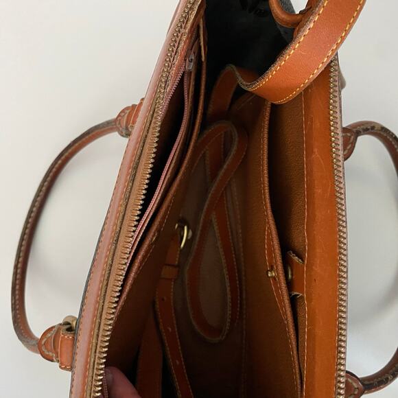Dooney & Bourke Top Handle Black Leather Bag - Picture 3 of 8